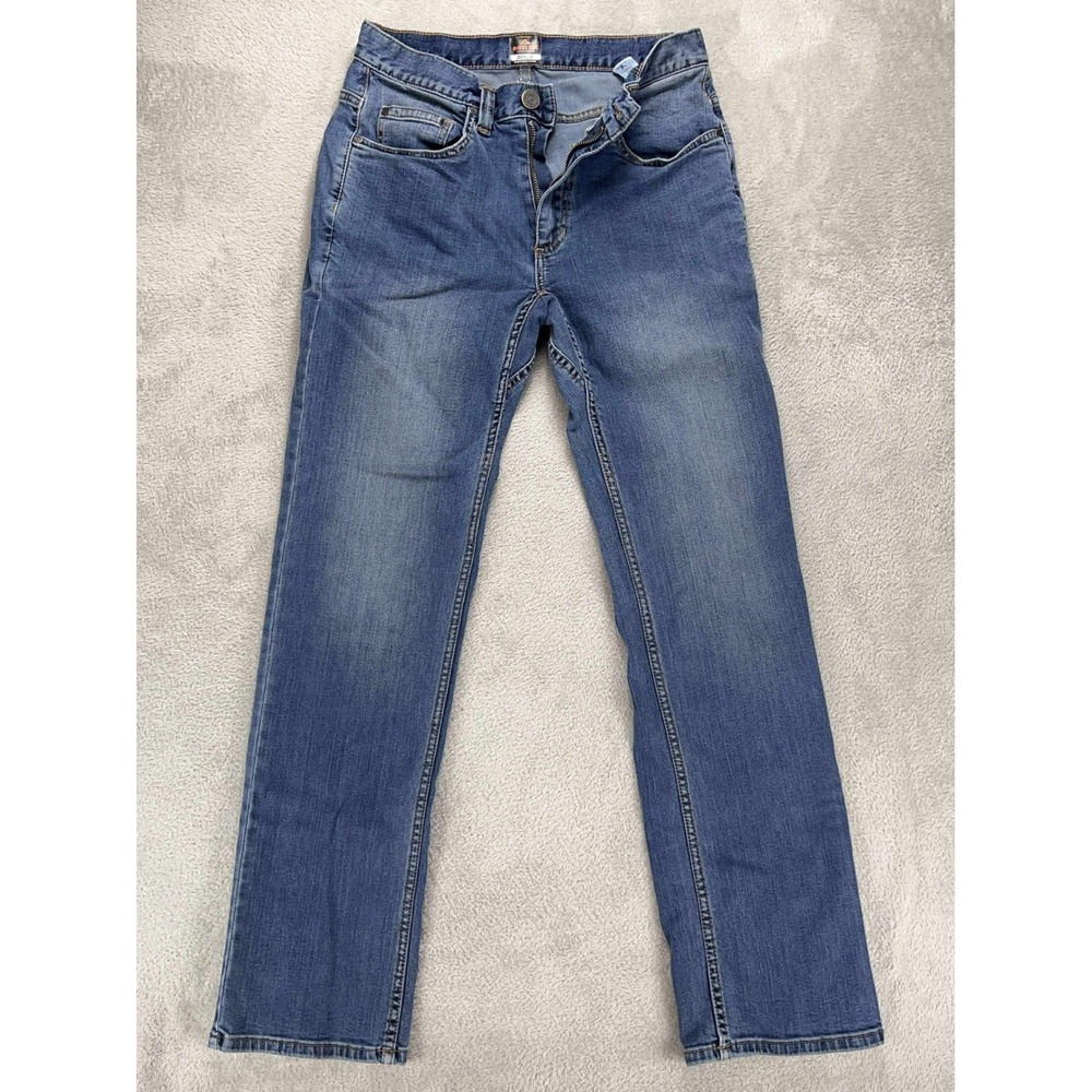 Ridgecut Toughwear Carpenter Jeans Work Utility‎ Pockets Denim Blue 30x32
